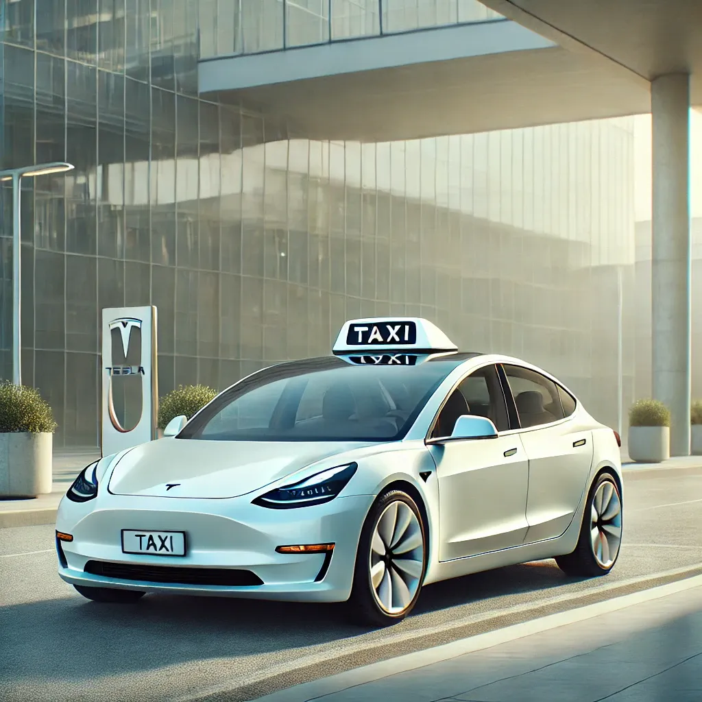 tesla taxi