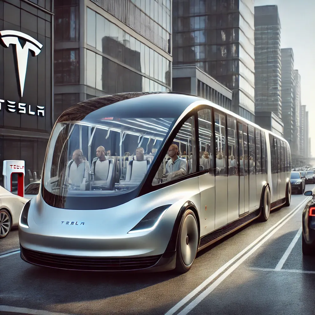 tesla bus