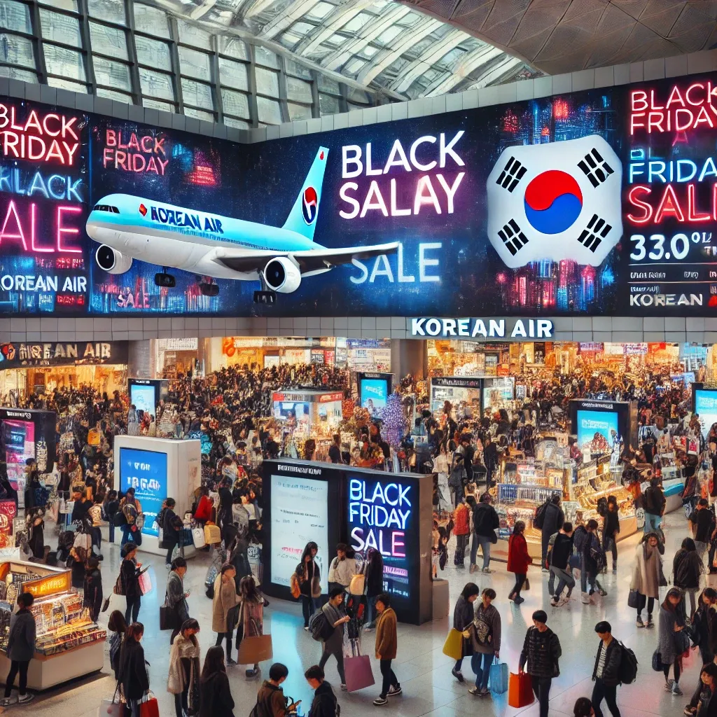 black friday korean air