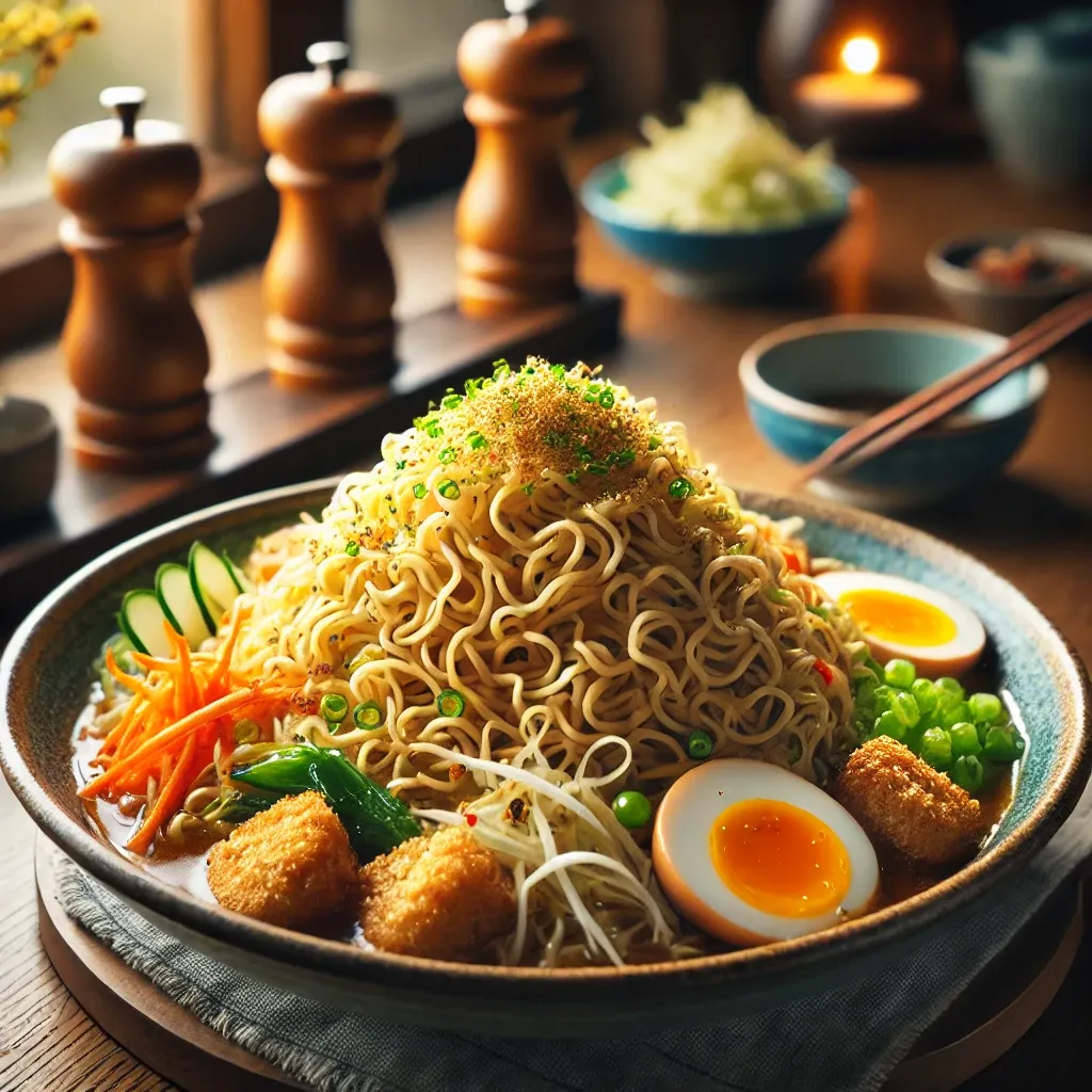 Light snacks!Simply fried ramen