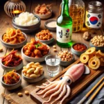 Types of soju snacks