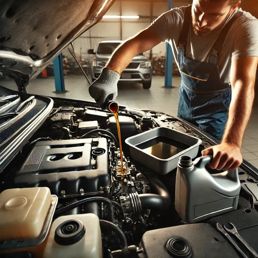 Engine oil replacement