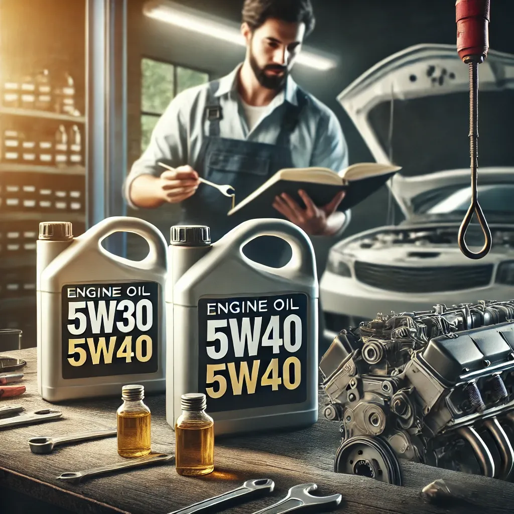 Engine oil 5W30 and 5W40 differences