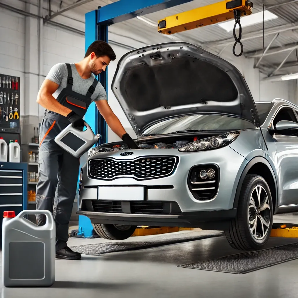 Sportage engine oil exchange cost