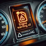 Grandeur HG engine oil warning light