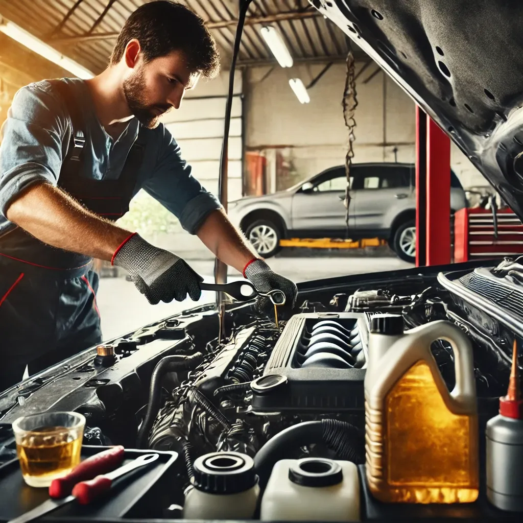 Engine oil replacement cycle more than 1 year
