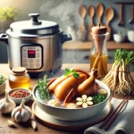 Pressure cooker samgyetang boiling Baeksuk Summer Summer Lucky Day Food