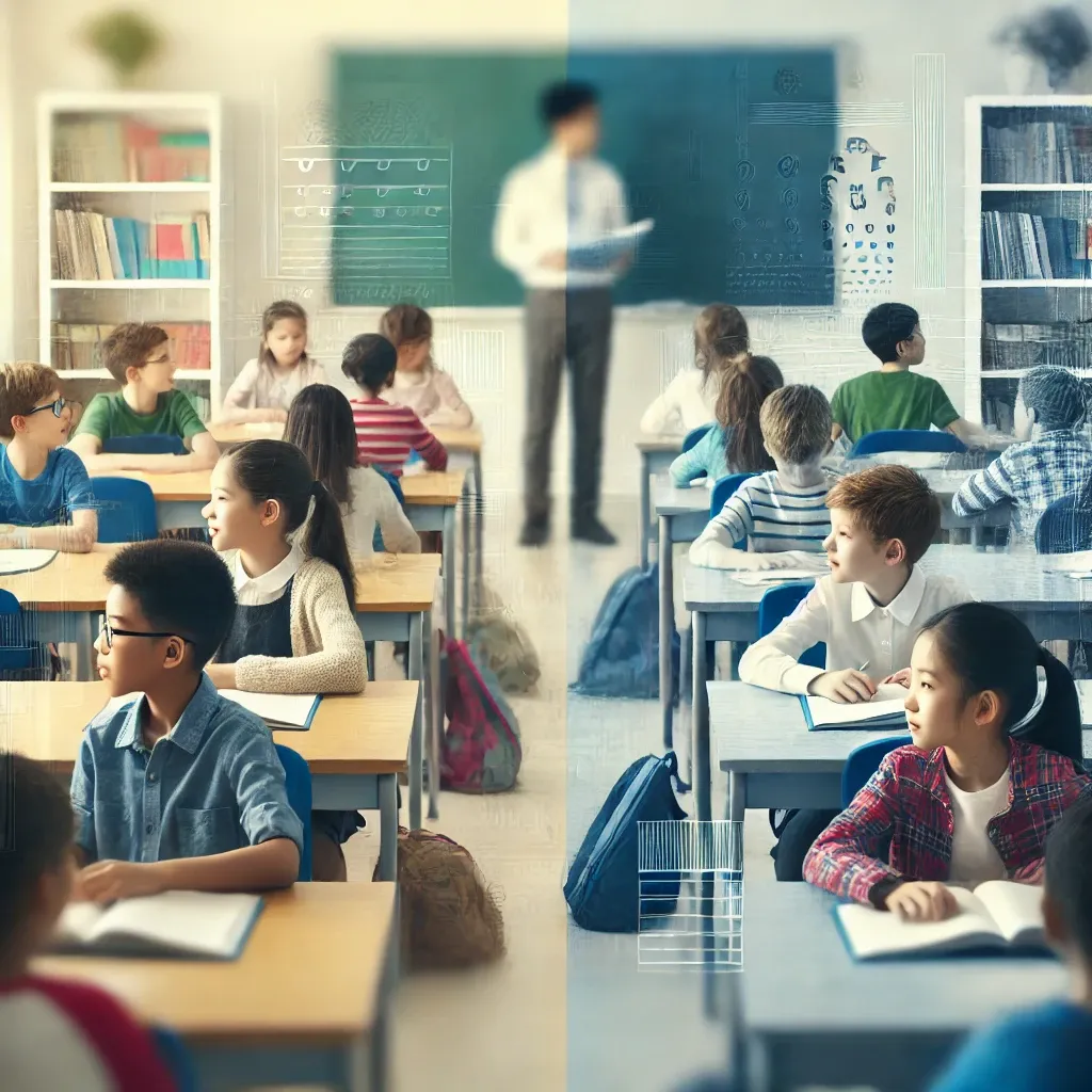 Elementary school student vision