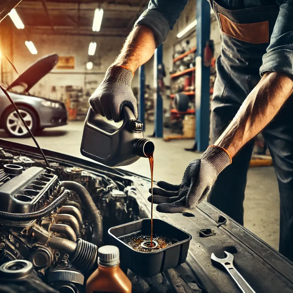 Engine oil replacement