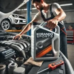 Korando sports engine oil amount