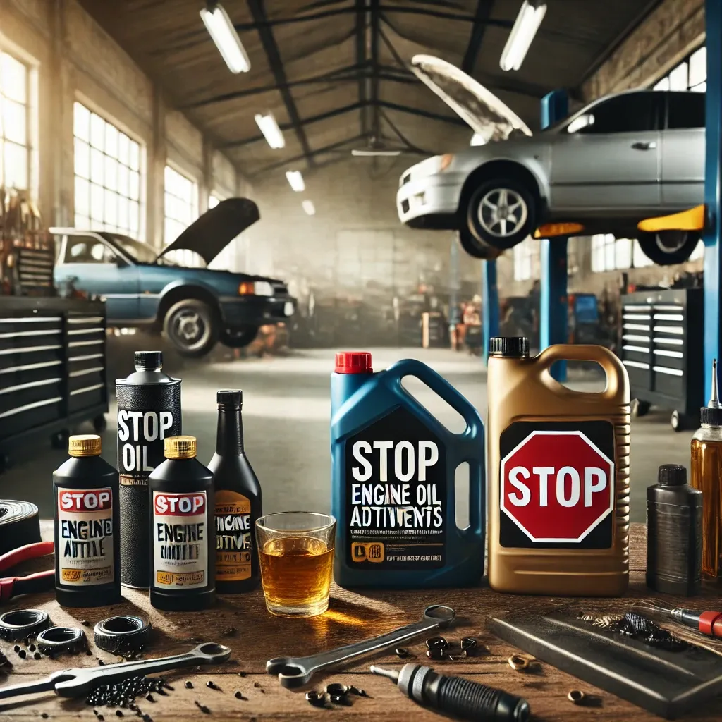 Engine oil additives Stop