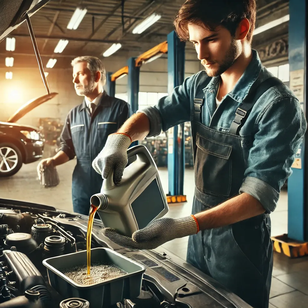 Recommended engine oil exchange