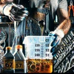 2 Mixing of the administrative engine oil