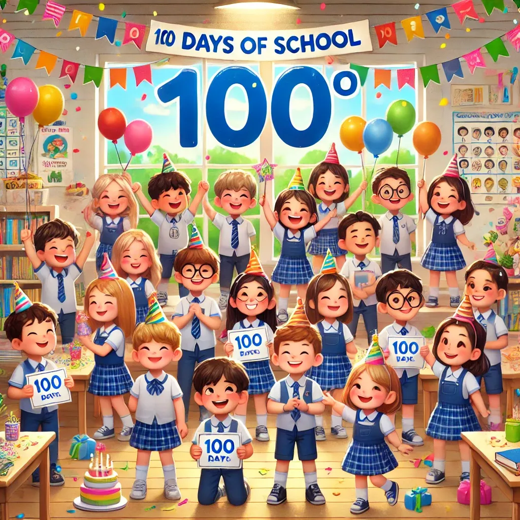 Elementary school student 100 days