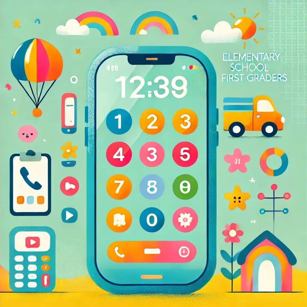 Elementary school first grade cell phone