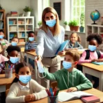 Donation of 100 won mask for elementary school students