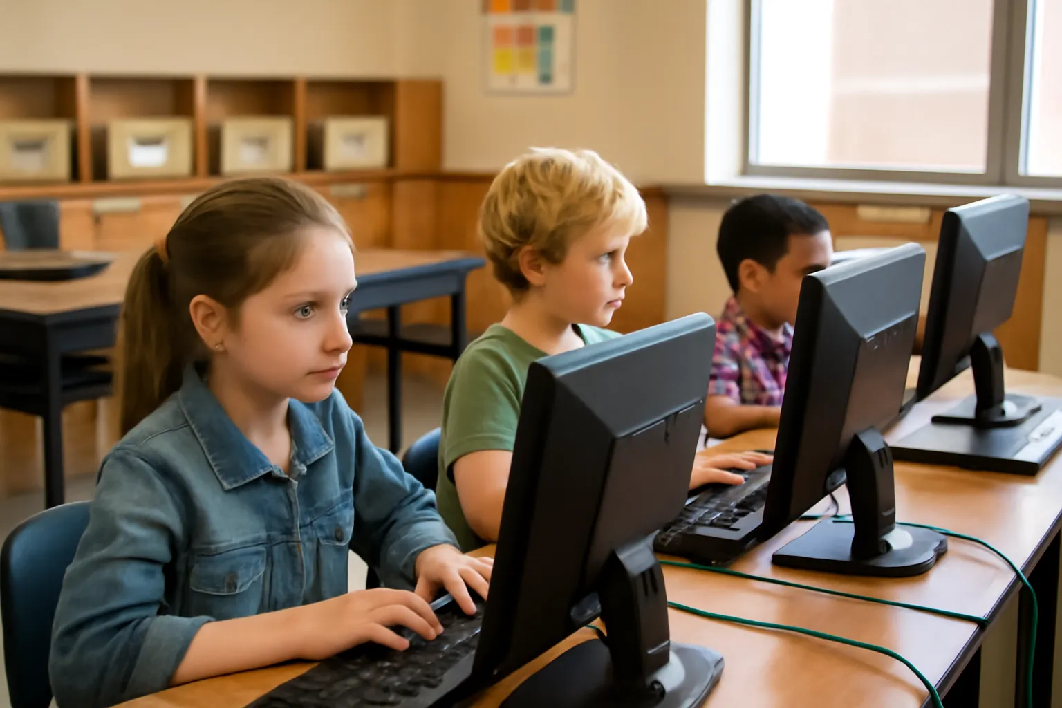 Use of elementary school computers