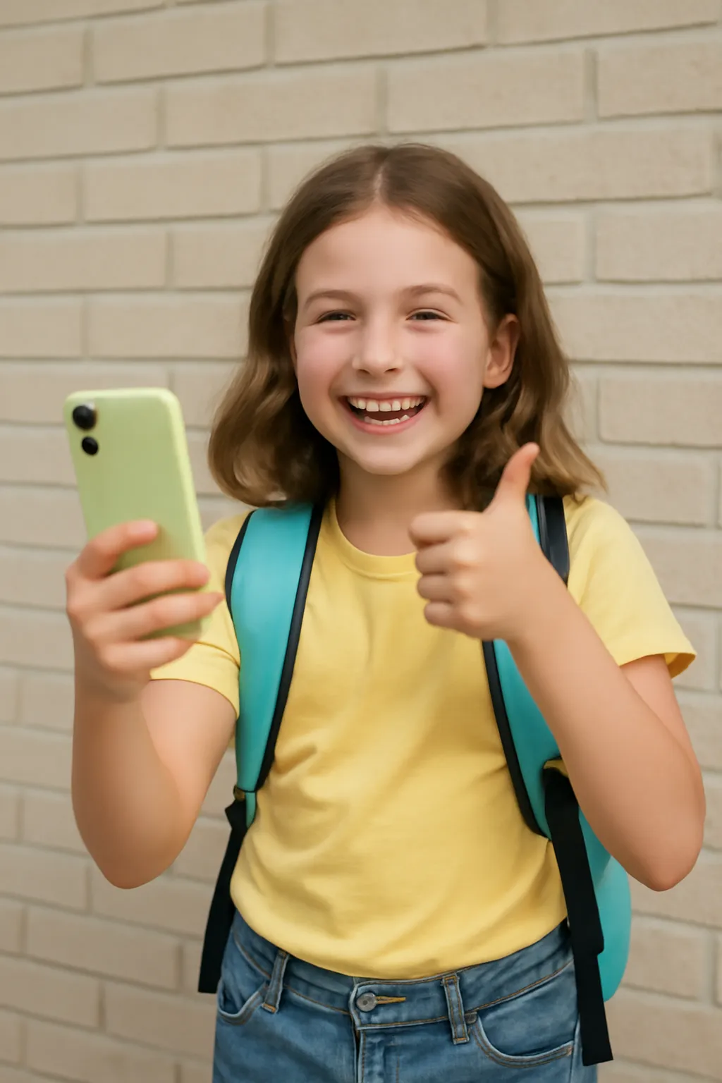 Elementary school student pops round trip