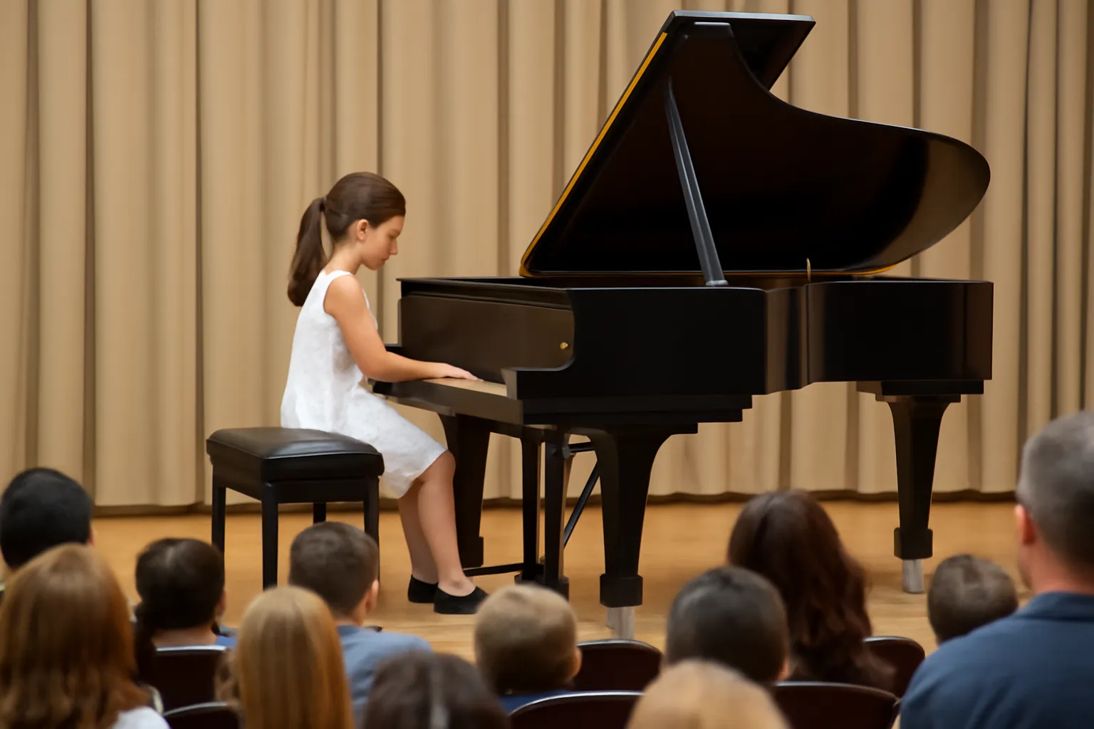 Elementary school piano concert