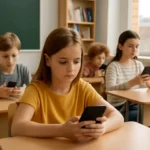 Elementary school mobile phone usage time