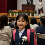 Elementary school student entrance ceremony