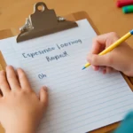 How to write elementary school experience learning report