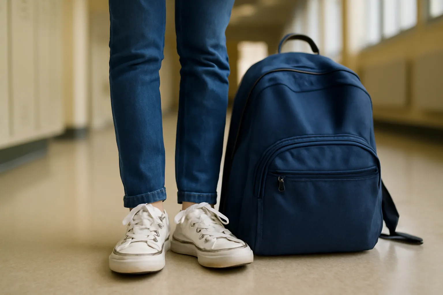 Middle school student shoes