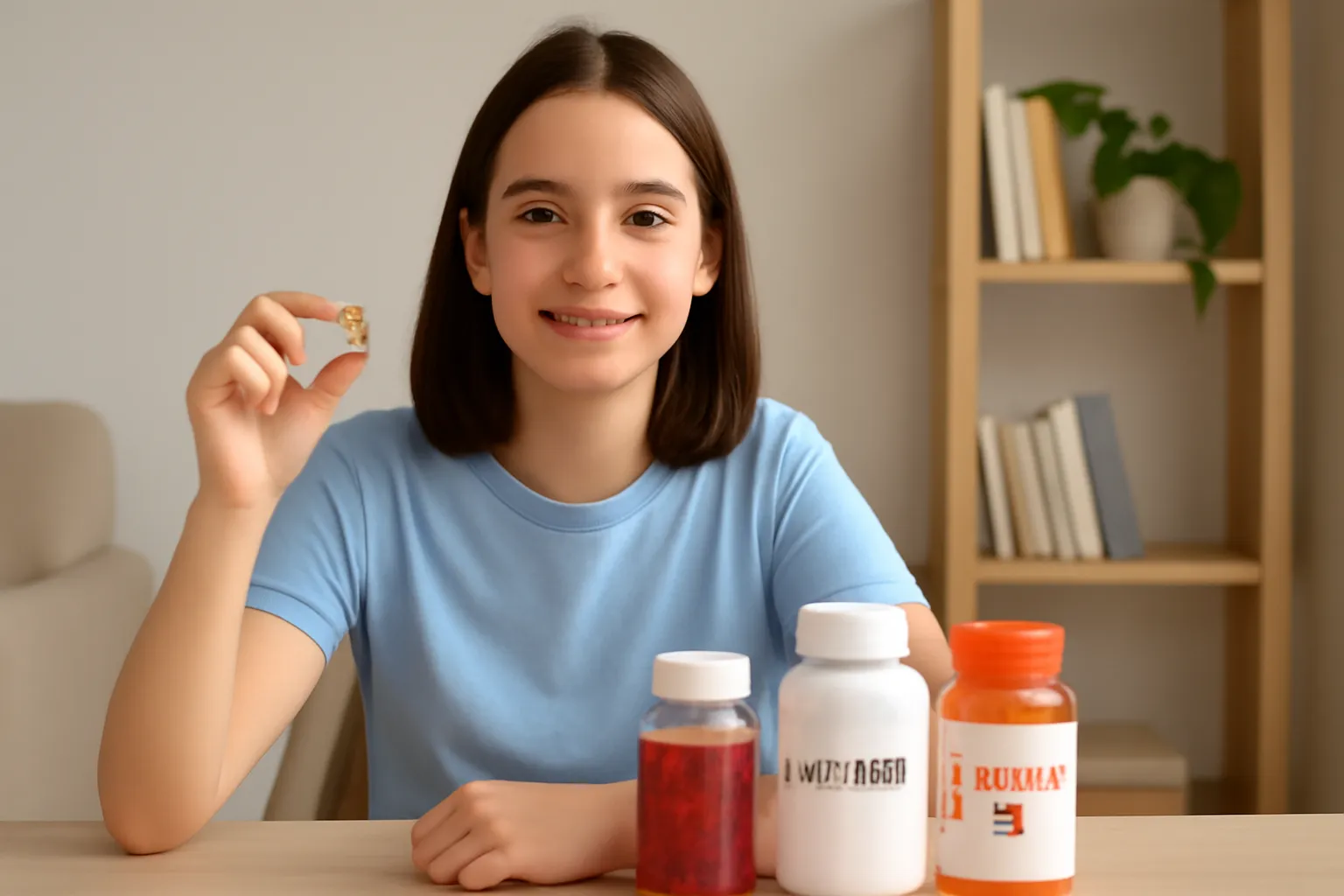 Middle school student vitamins