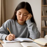 Middle school student midterm period