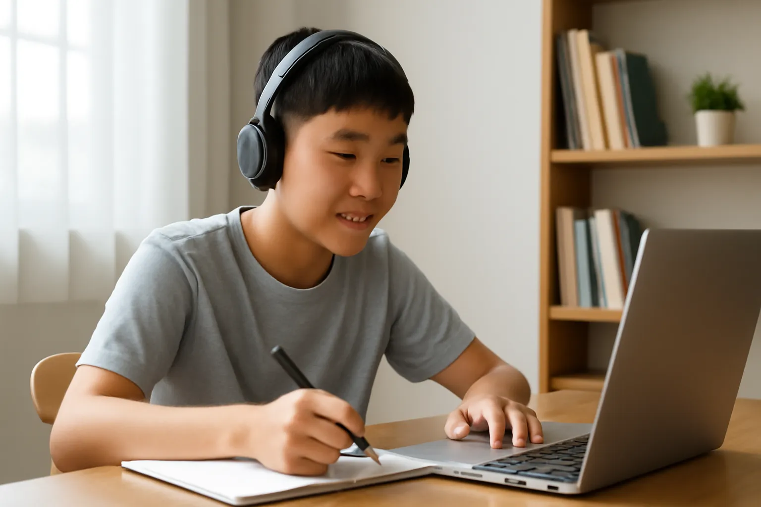 Middle School Student EBS Internet Lecture