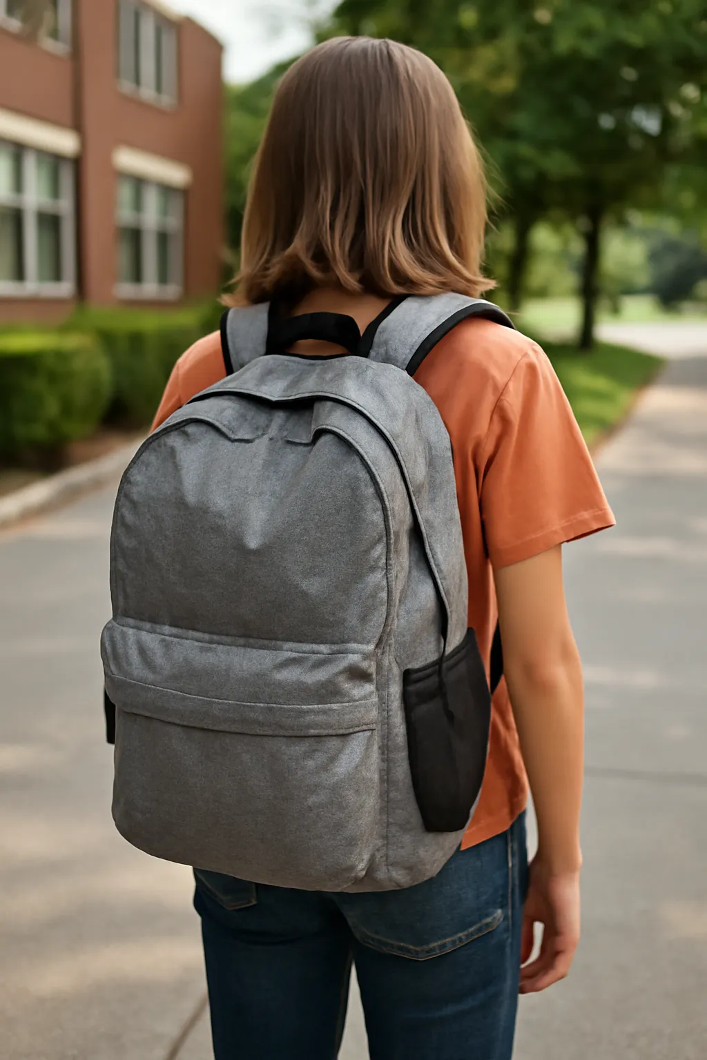 Middle school student backpack lightweight