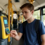 Middle school student bus card fee