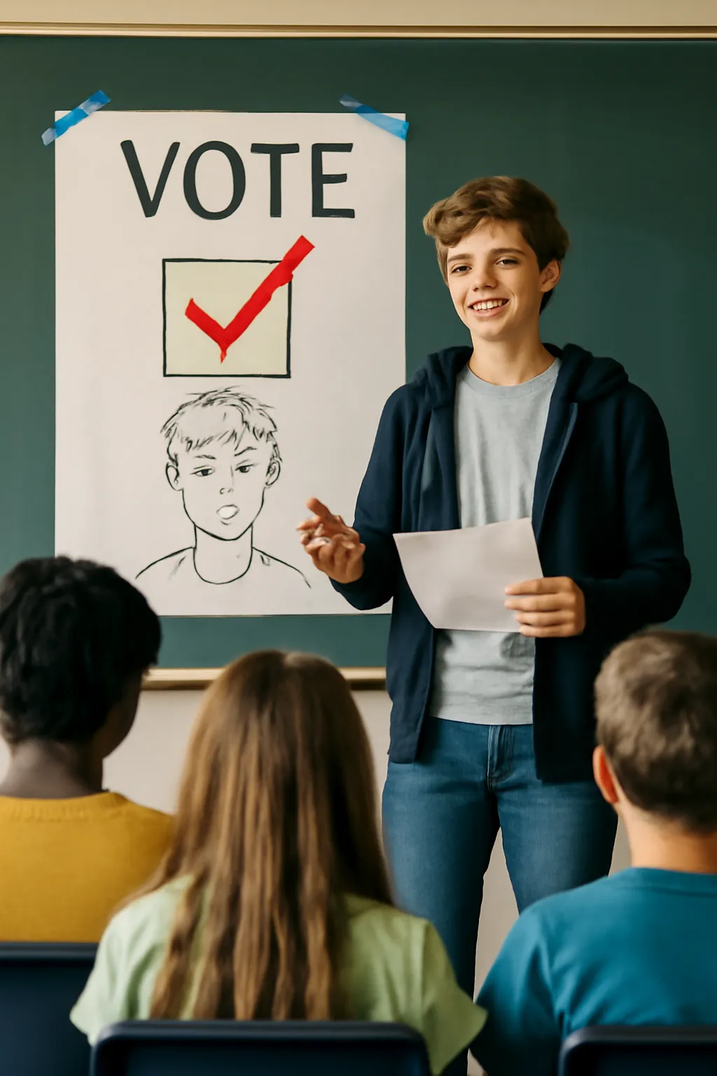 Recommended for the election pledges for middle school students