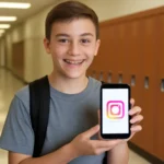 Middle school student Instagram joins