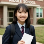 Middle school student admission gift amount