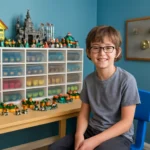 Elementary school student Lego room
