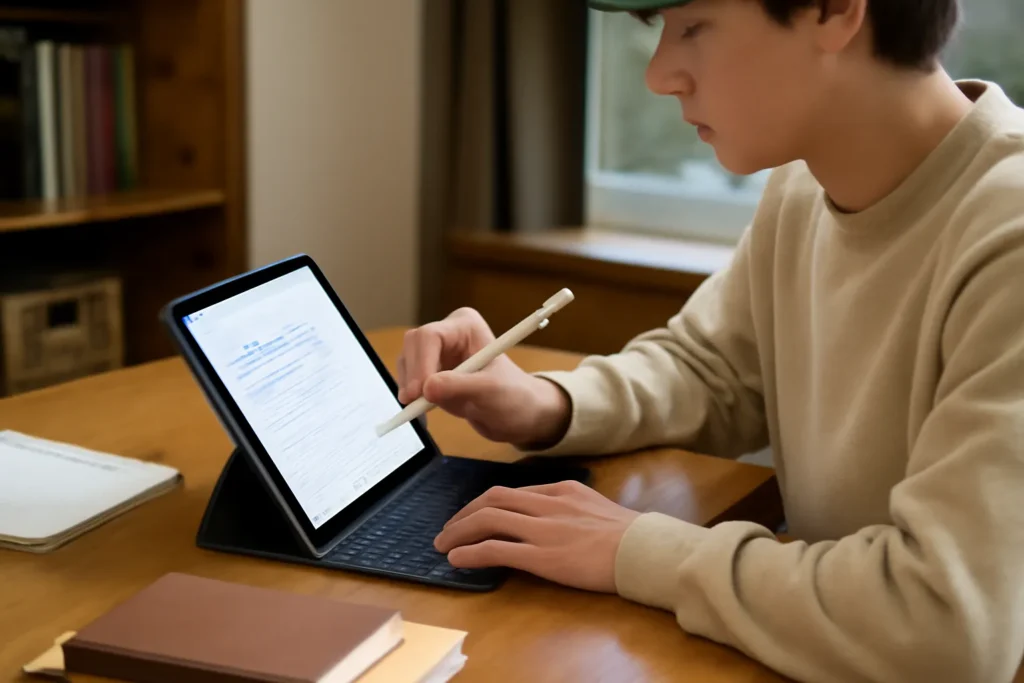 High school student iPad recommendation