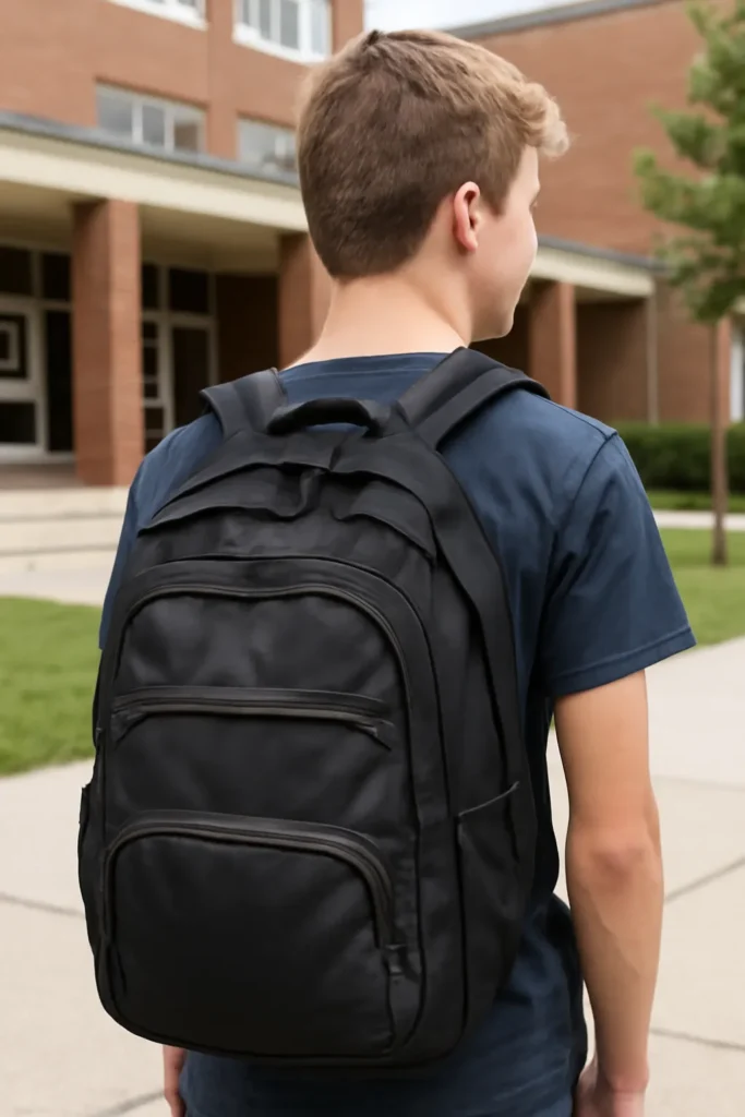 High school student backpack