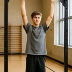 High school student tall exercise