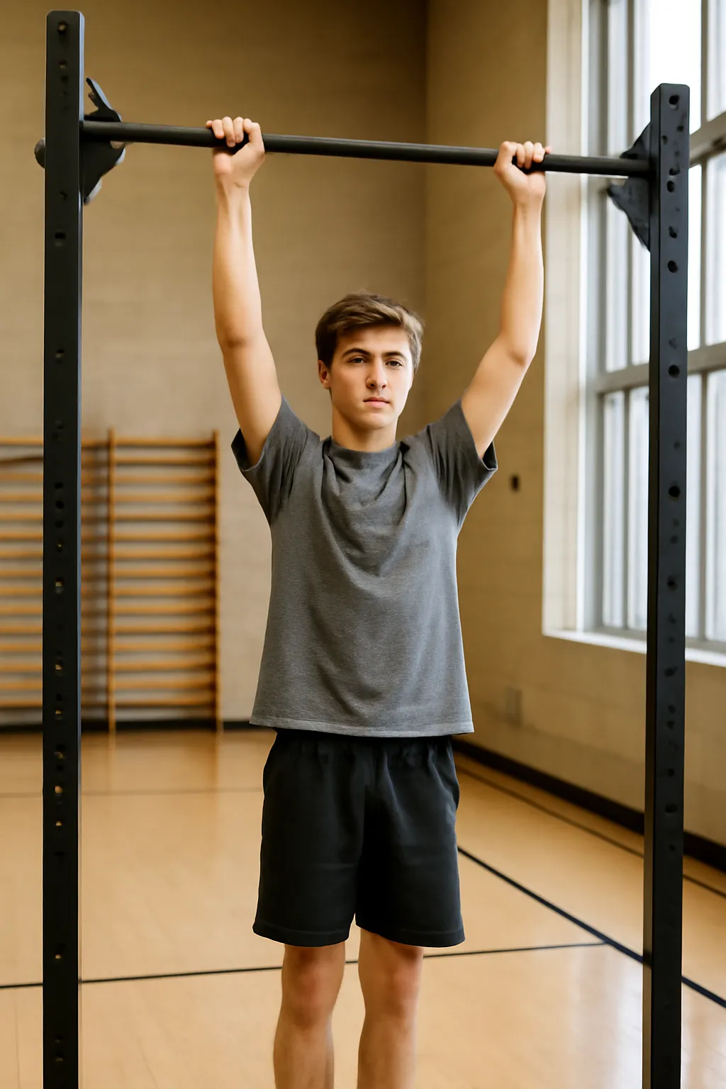 High school student tall exercise