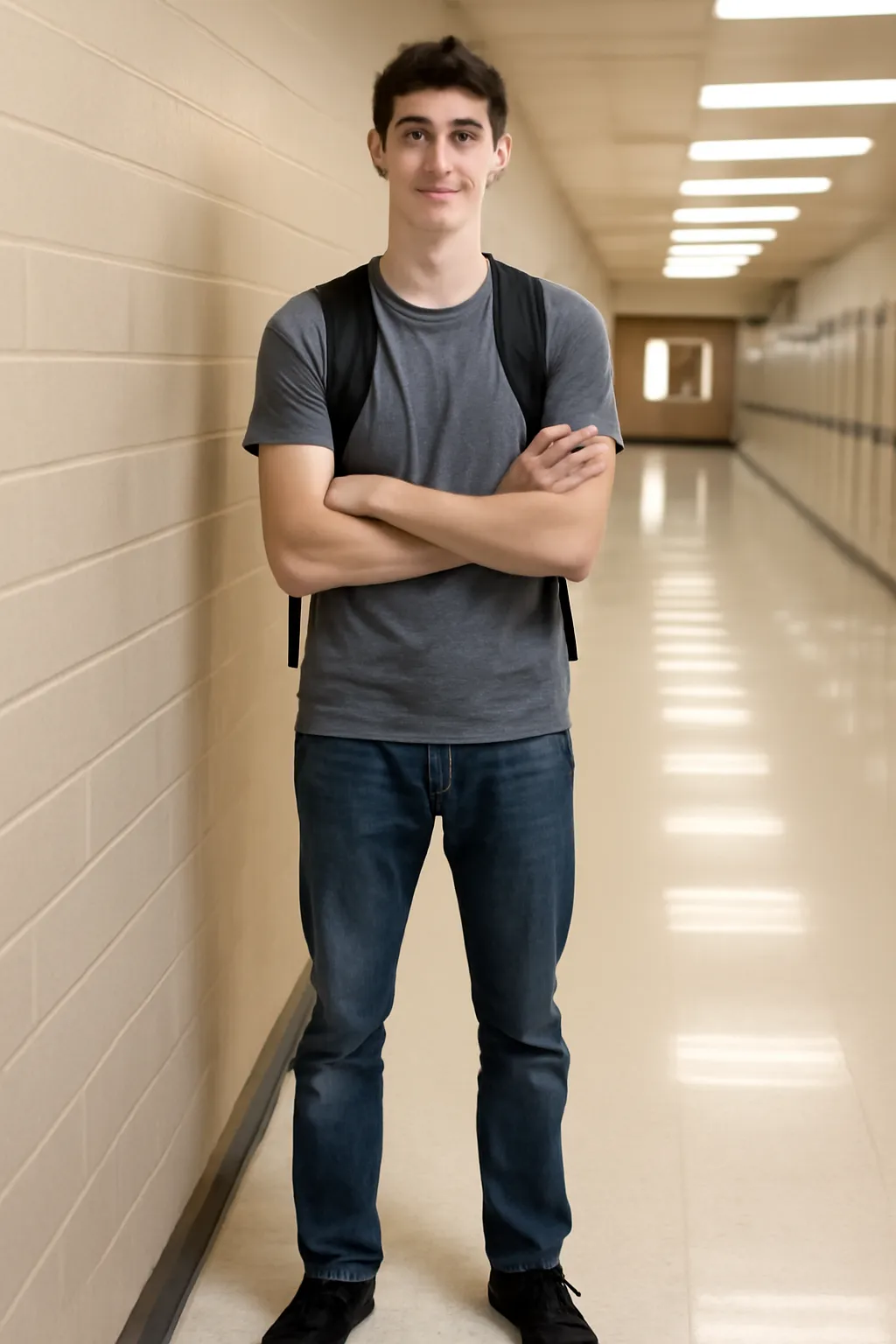 How to tall male high school students