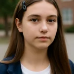 High school student hairpin