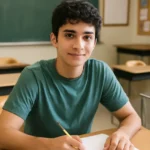 High school student studying in the US