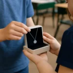 Elementary school necklace gift
