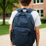 High school student backpack size