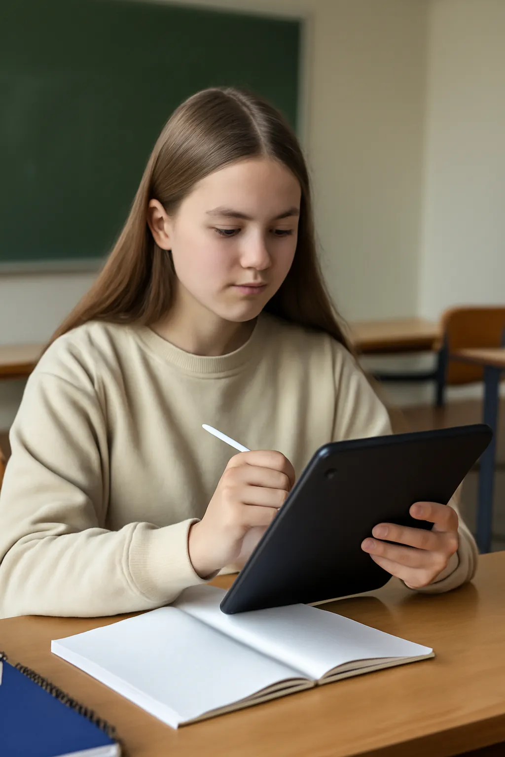 High school student iPad Galaxy Tab