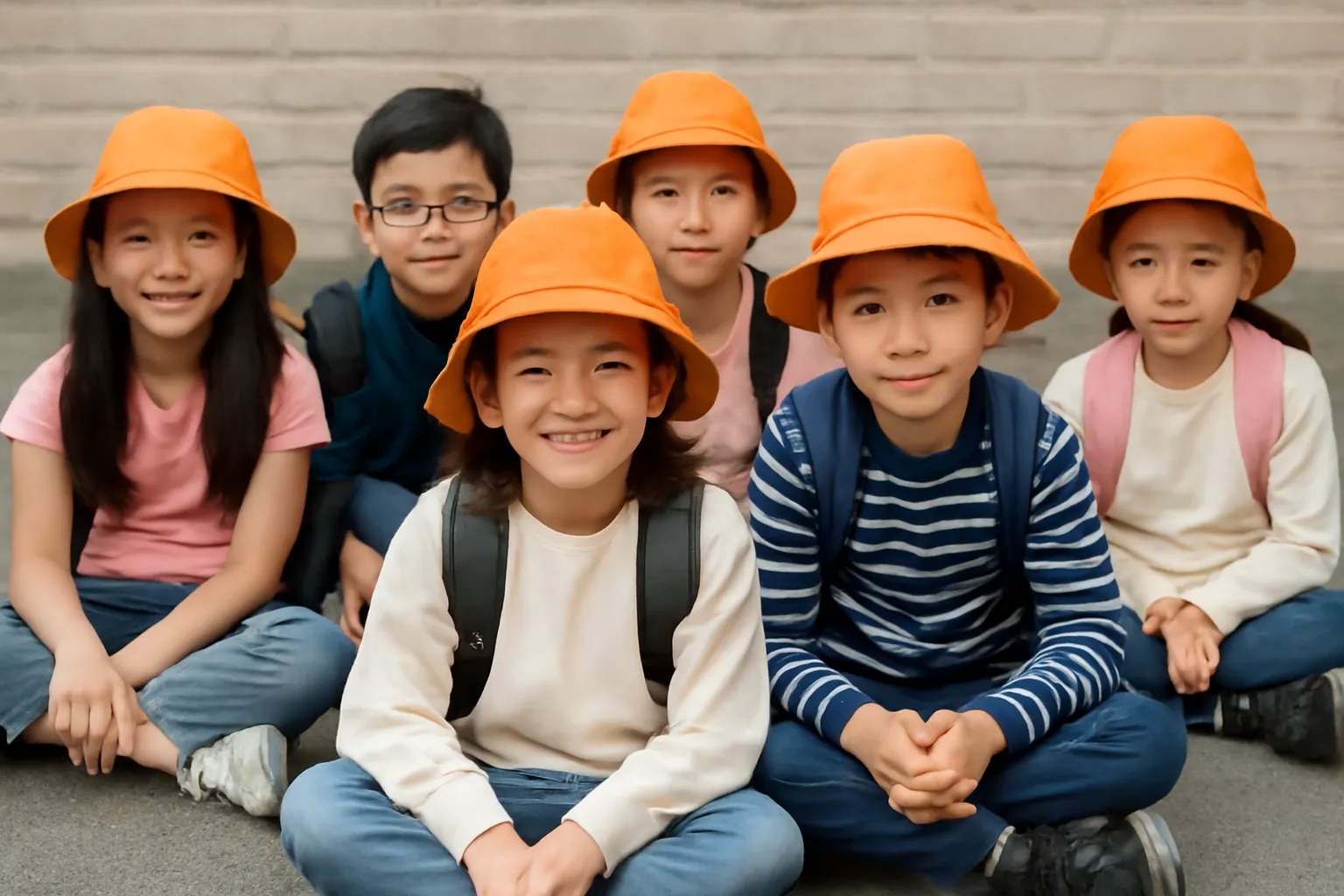 Elementary school student hats