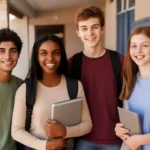 Some high school students