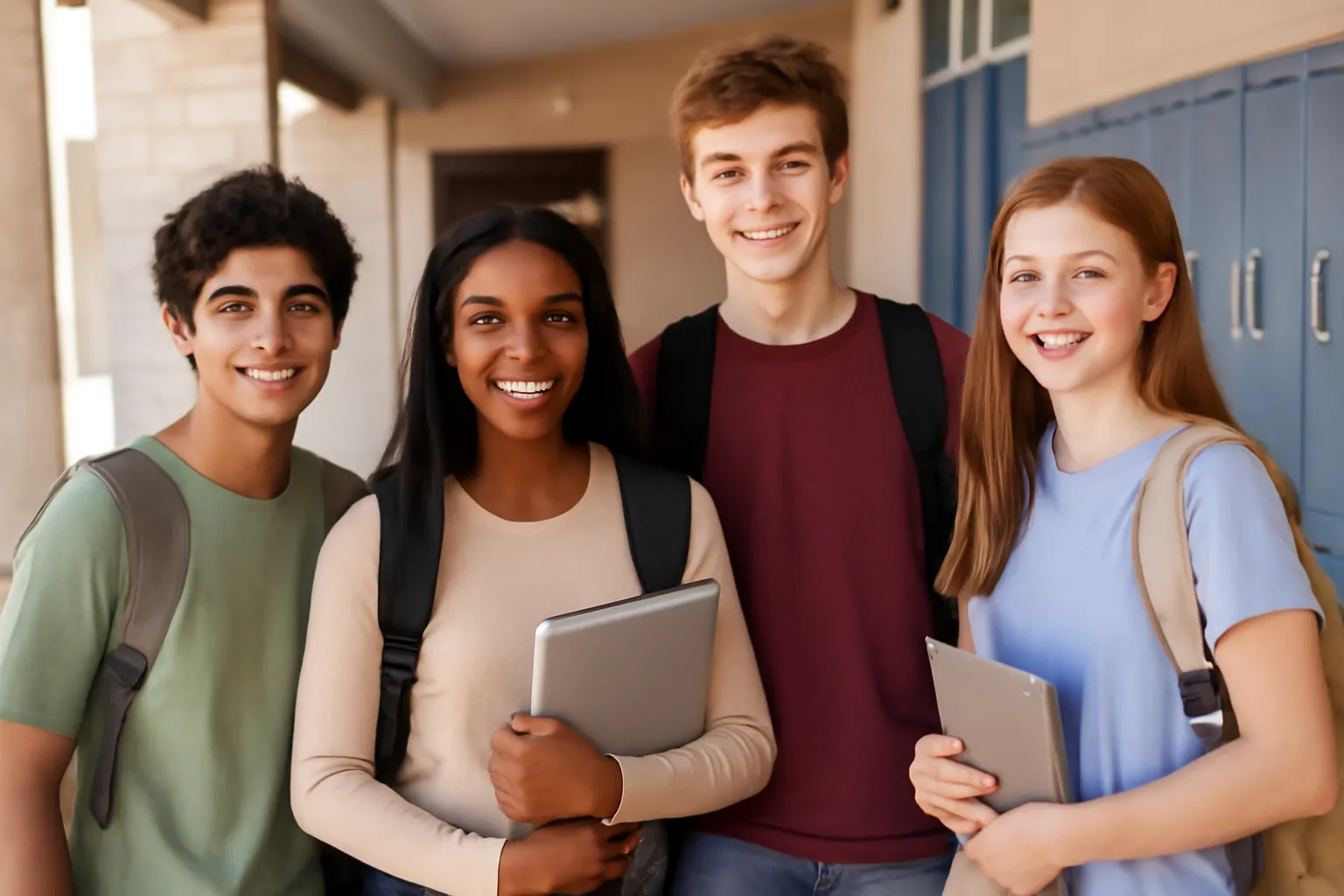 Some high school students