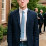 High school student guest look jeans